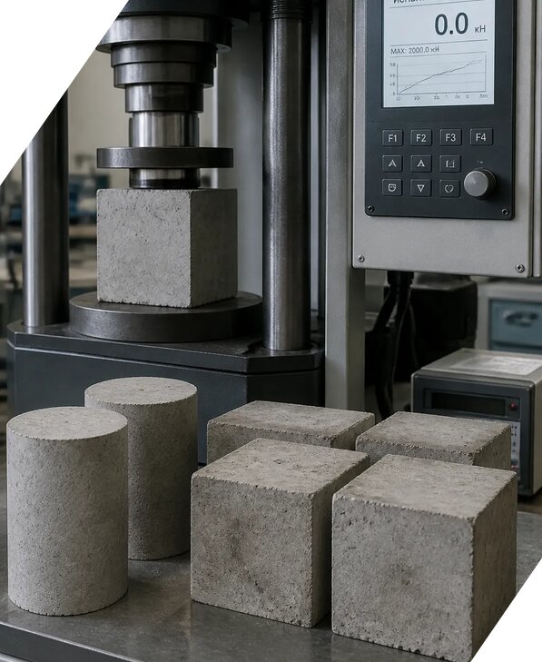 Испытание образцов бетона в Дивногорске по цене от 2528 р. | ЭкспертизаРоссия