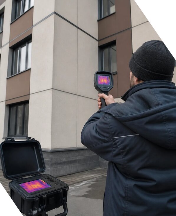 Тепловизионное обследование зданий и сооружений в Дивногорске